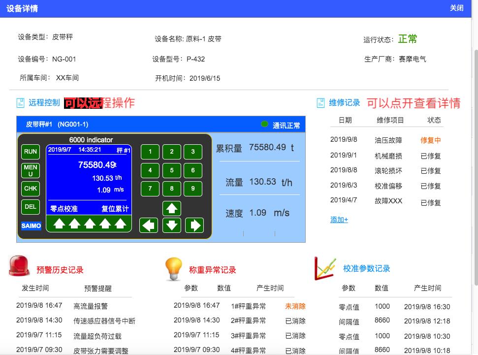 赛摩称重异常监控系统图 赛摩称重异常监控系统图